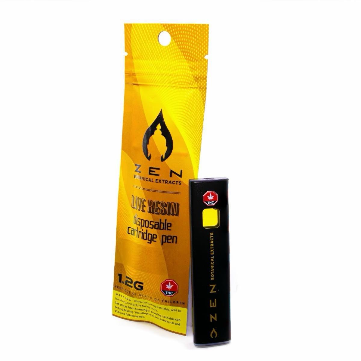 Zen Live Resin Disposable Cart Pen 1.2g