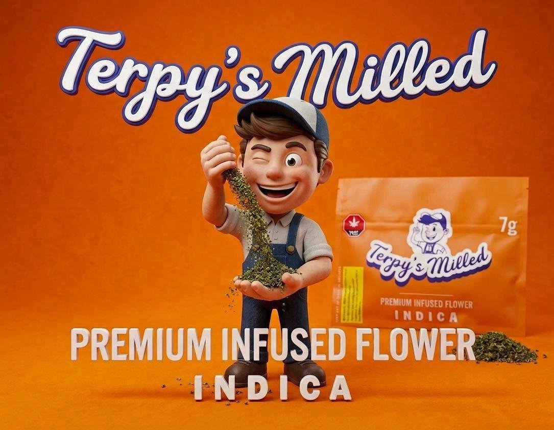 Terpy Milled Premium Infused Flower 7g - Indica - Image 2